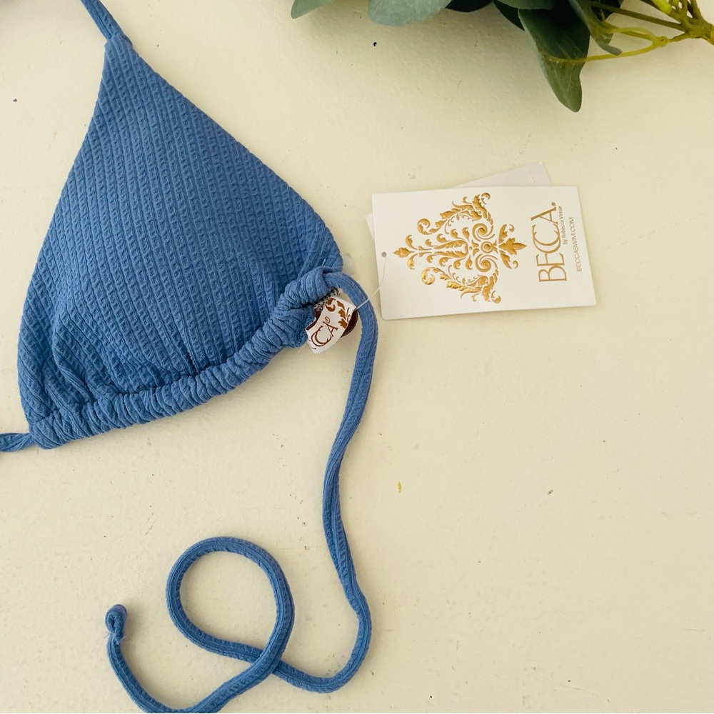 BECCA Cheryl Sliding Triangle Swim Bikini Top - Picture 3 of 7